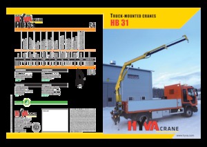 Hydraulische laadkranen Hyva Crane HB 31 E1