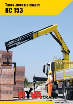Hydraulische laadkranen Hyva Crane HC 153 E6