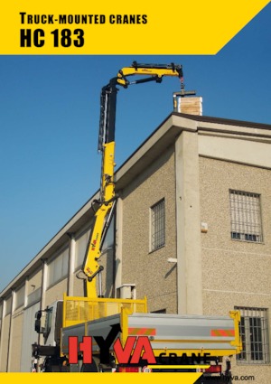 Hydraulische laadkranen Hyva Crane HC 183 E6