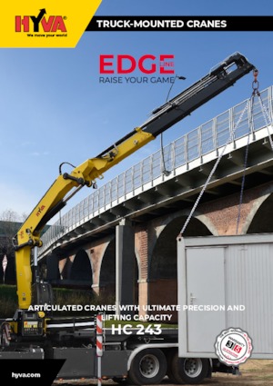 Hydraulische laadkranen Hyva Crane HC 243 E6 J2 