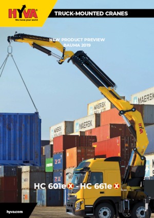 Hydraulische laadkranen Hyva Crane HC 601e E6 