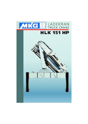 Hydraulische laadkranen MKG HLK 151 HP a4 