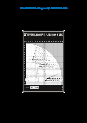 Hydraulische laadkranen Effer IX.550 HP E7