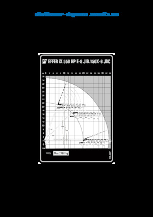Hydraulische laadkranen Effer IX.550 HP E8
