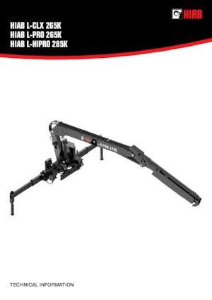 Hydraulische laadkranen Hiab L-HiPro 285K-3