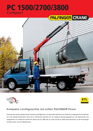 Hydraulische laadkranen Palfinger PC 1500 A