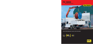 Hydraulische laadkranen Palfinger PK 10000 C