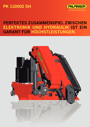 Hydraulische laadkranen Palfinger PK 110002 SH H