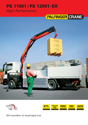 Hydraulische laadkranen Palfinger PK 11001 D