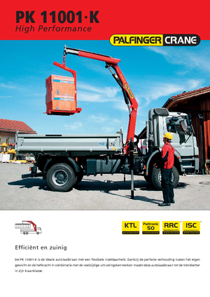 Hydraulische laadkranen Palfinger PK 11001 K