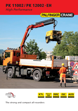 Hydraulische laadkranen Palfinger PK 11002 A
