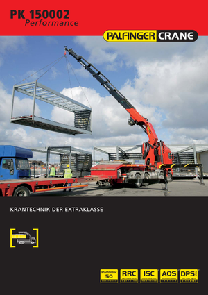 Hydraulische laadkranen Palfinger PK 150002 HPLS E
