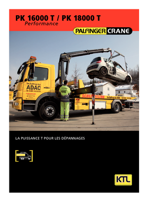 Hydraulische laadkranen Palfinger PK 18000 TC  HPLS