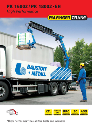 Hydraulische laadkranen Palfinger PK 16002 D