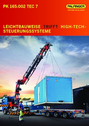 Hydraulische laadkranen Palfinger PK 165.002 TEC 7 H 