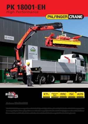 Hydraulische laadkranen Palfinger PK 18.001 EH