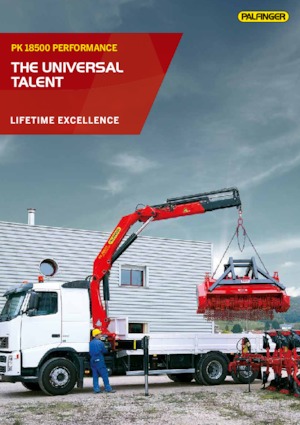 Hydraulische laadkranen Palfinger PK 18500 C