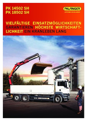 Hydraulische laadkranen Palfinger PK 18502 SH E