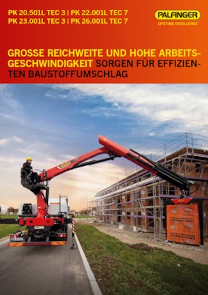 Hydraulische laadkranen Palfinger PK 23.001L TEC 3 C