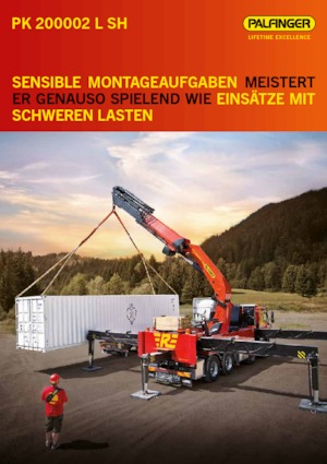 Hydraulische laadkranen Palfinger PK 200002 L-SH G