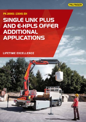 Hydraulische laadkranen Palfinger PK 20001 D
