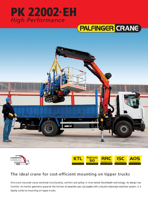 Hydraulische laadkranen Palfinger PK 22002-EH C