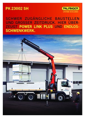 Hydraulische laadkranen Palfinger PK 23002 SH B