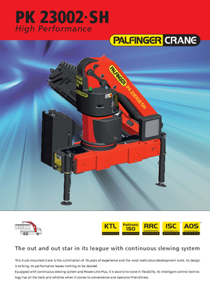 Hydraulische laadkranen Palfinger PK 23002 SH B