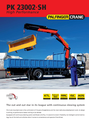 Hydraulische laadkranen Palfinger PK 23002 SH B
