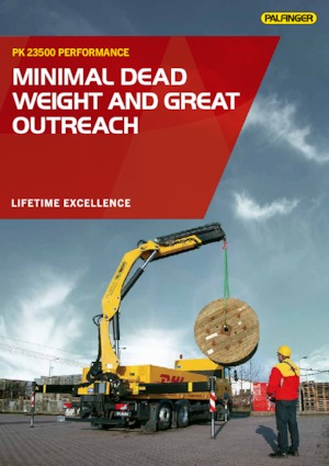 Hydraulische laadkranen Palfinger PK 23500 E