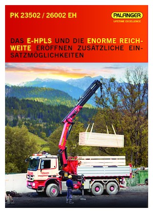 Hydraulische laadkranen Palfinger PK 26002 EH F