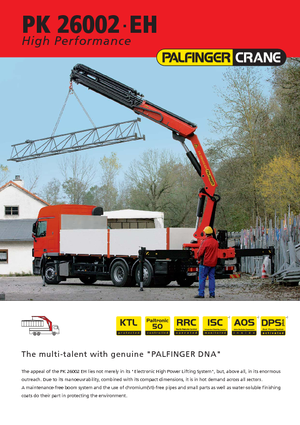 Hydraulische laadkranen Palfinger PK 26002 EH F