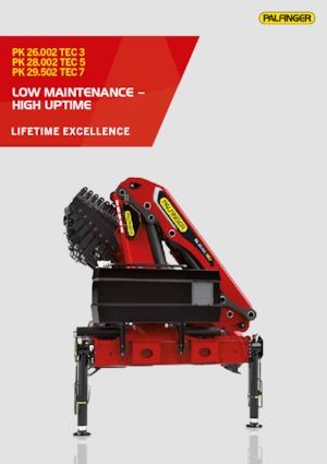 Hydraulische laadkranen Palfinger PK 28.002 TEC 5 F