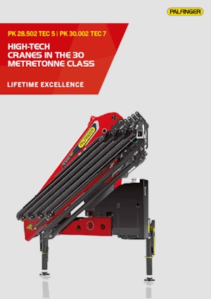 Hydraulische laadkranen Palfinger PK 28.502 TEC 5 D