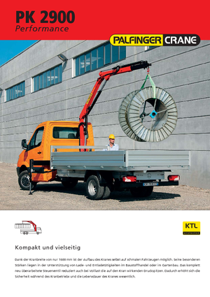 Hydraulische laadkranen Palfinger PK 2900 A