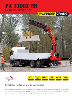 Hydraulische laadkranen Palfinger PK 33002 EH F