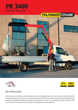 Hydraulische laadkranen Palfinger PK 3400 A