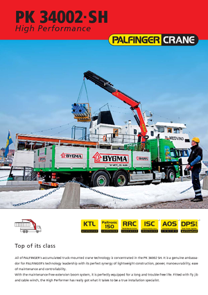 Hydraulische laadkranen Palfinger PK 34002 SH G