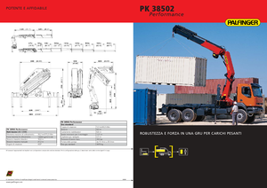Hydraulische laadkranen Palfinger PK 38502 E