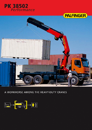 Hydraulische laadkranen Palfinger PK 38502 E