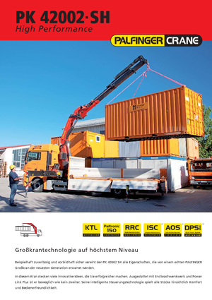 Hydraulische laadkranen Palfinger PK 42002 SH G