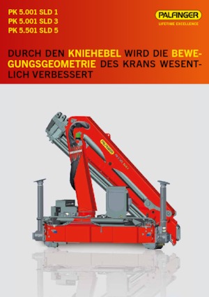 Hydraulische laadkranen Palfinger PK 5.001 SLD 3 C