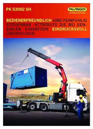 Hydraulische laadkranen Palfinger PK 53002 SH F