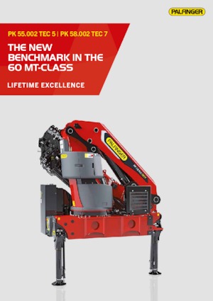 Hydraulische laadkranen Palfinger PK 58.002 TEC 7 A