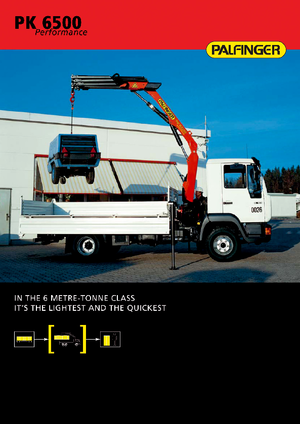 Hydraulische laadkranen Palfinger PK 6500 B