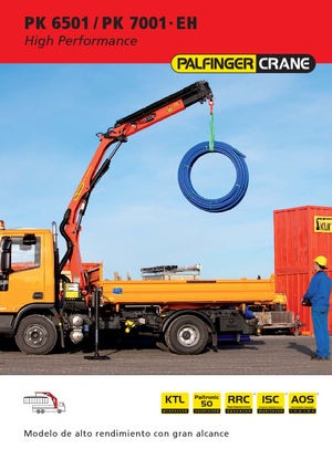 Hydraulische laadkranen Palfinger PK 6501 A
