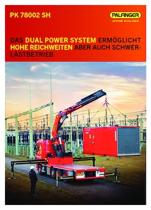 Hydraulische laadkranen Palfinger PK 78002 SH F