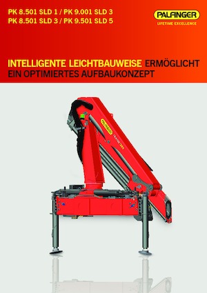 Hydraulische laadkranen Palfinger PK 8.501 SLD 3 B