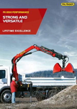 Hydraulische laadkranen Palfinger PK 8500 B