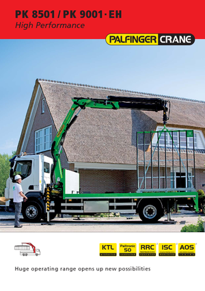 Hydraulische laadkranen Palfinger PK 8501